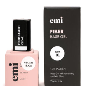 E.MiLac Fibre Base Gel Clear No.1, 15 ml