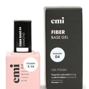 E.MiLac Fibre Base Gel Diamond N ° 4, 15 ml