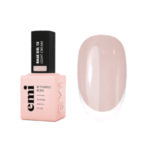 E.MiLac Base Gel LIGHT CREAM  # 12, 15 ml