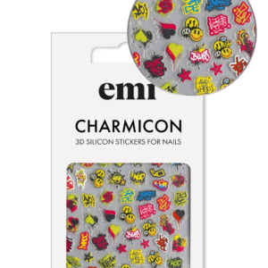 Charmicon 3D Silicone Stickers N° 204 Graffiti