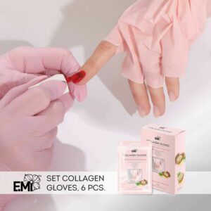 Set Collagen Gloves, 6 pcs.