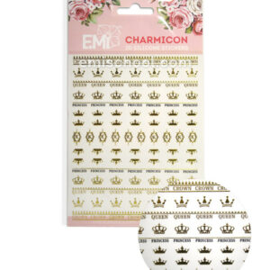 Charmicon 3D Silicone Stickers Crowns