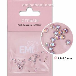 Rhinestones Holographic #6, 50 pcs.