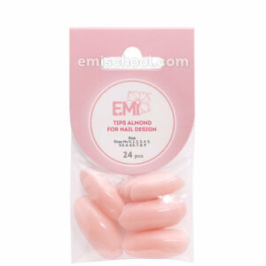 Pink Tips Almond, 24 pcs.