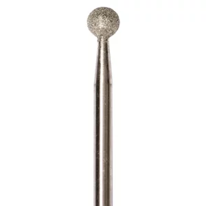 Ball-Shaped Diamond Coated Rotary File, 4 mm, Fine abrasiveness