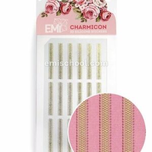 Charmicon 3D Silicone Stickers Ornament Gold #3