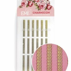 Charmicon 3D Silicone Stickers Ornament Gold #4