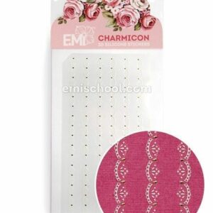 Charmicon 3D Silicone Stickers Ornament White #2