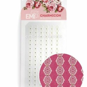 Charmicon 3D Silicone Stickers Ornament White #3