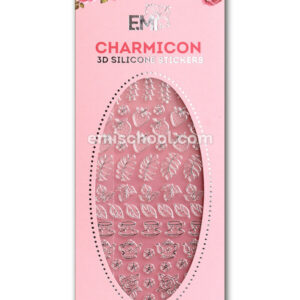 Charmicon 3D Silicone Stickers Jewelry Silver #5