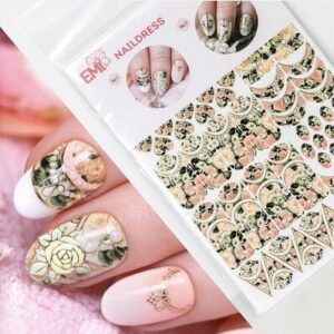 Naildress Slider Design Bridal Roses