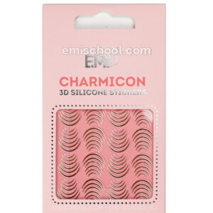 Charmicon 3D Silicone Stickers #115 Lunula Gold