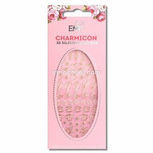 Charmicon 3D Silicone Stickers Jewelry Gold #5