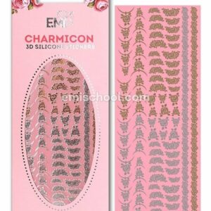 Charmicon 3D Silicone Stickers Lunula MIX #23 Gold/Silver