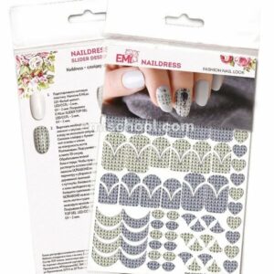 NAILCRUST Pattern Sliders Quilted Manicure