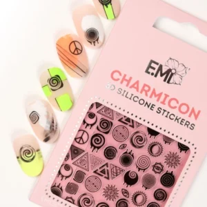 Charmicon 3D Silicone Stickers #145 Optical print