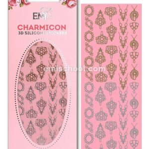 Charmicon 3D Silicone Stickers Jewelry #2 Gold/Silver