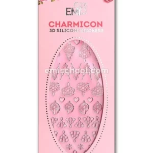 Charmicon 3D Silicone Stickers Jewelry Silver #2