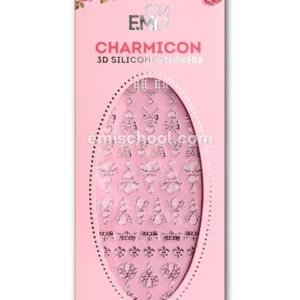 Charmicon 3D Silicone Stickers Jewelry Silver #4