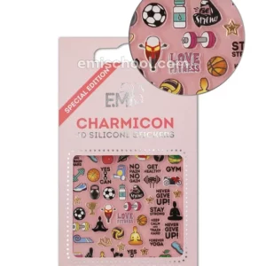 Charmicon 3D Silicone Stickers Sports