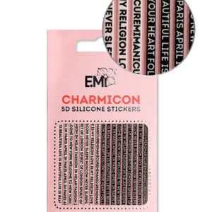 Charmicon 3D Silicone Stickers #94 Words