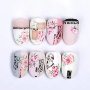 NAILCRUST 5D #16 Tropics & Peonies