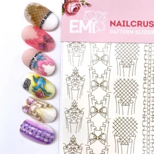 NAILCRUST Pattern Slider Gold #13