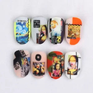 Naildress Slider Design #56 Portrait Painting