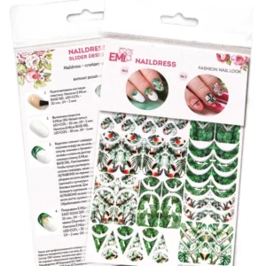 Naildress Slider Design Banana Leaves