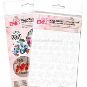 NAILCRUST Pattern Sliders Roses #32