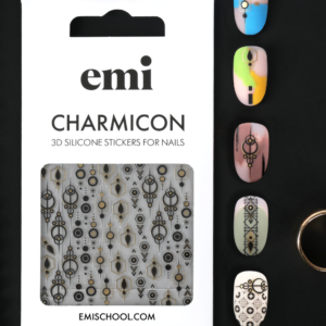 Charmicon 3D Silicone Stickers #214 Fancy Patterns