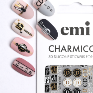 Charmicon 3D Silicone Stickers #186 Logomania