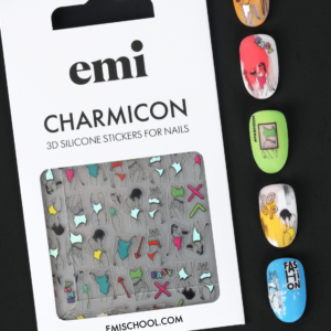 Charmicon 3D Silicone Stickers #208 Easy-breezy