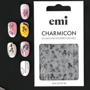 Charmicon 3D Silicone Stickers #209 Feminine