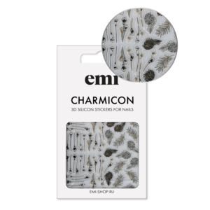 Charmicon 3D Silicone Stickers #211 Tropical garden