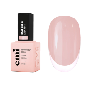 E.MiLac Base Gel Milk Pink #07  9ML