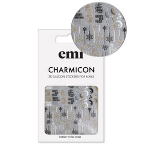 Charmicon 3D Silicone Stickers #199 Christmas Night