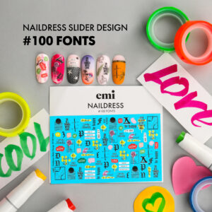 Naildress Slider Design #100 Fonts