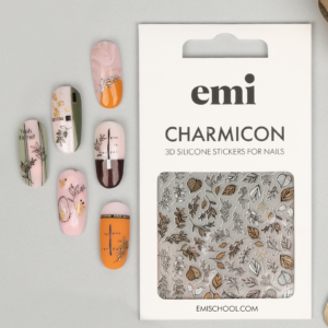 Charmicon 3D Silicone Stickers #222 Leaf Fall