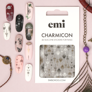 Charmicon 3D Silicone Stickers #223 Boho