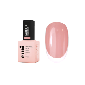 E.MiLac Base Gel Nude Pink #10, 15 ml.