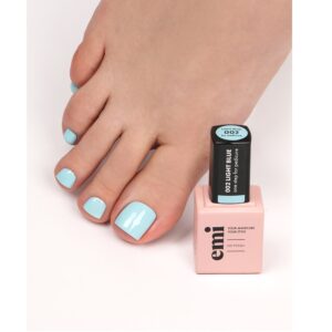 E.MiLac for pedicure Light blue #2, 9 ml.