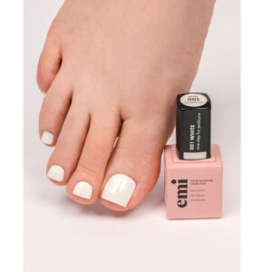 E.MiLac for pedicure White #1, 9 ml.