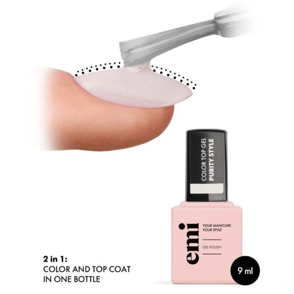 E.MiLac Color Top Purity Style 9 ml – Image 3